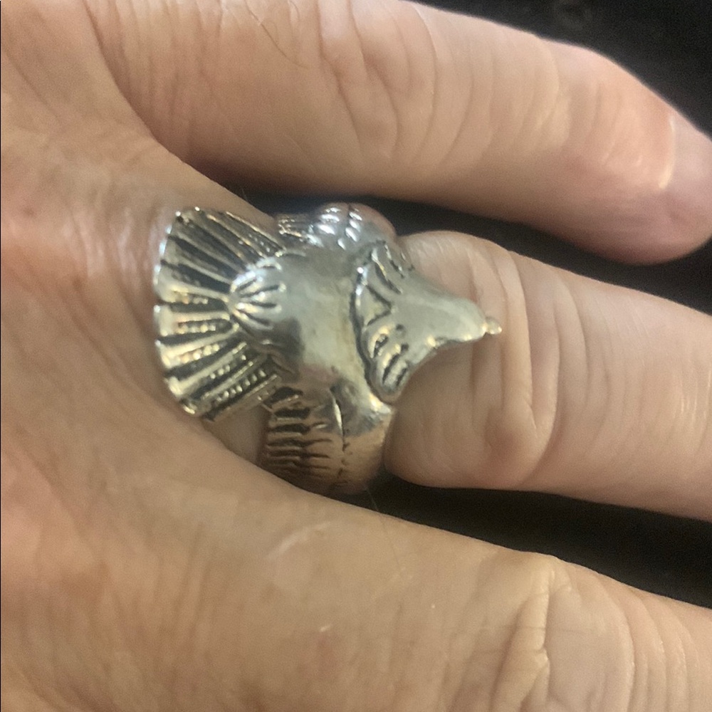 Silver Bird Design Ring